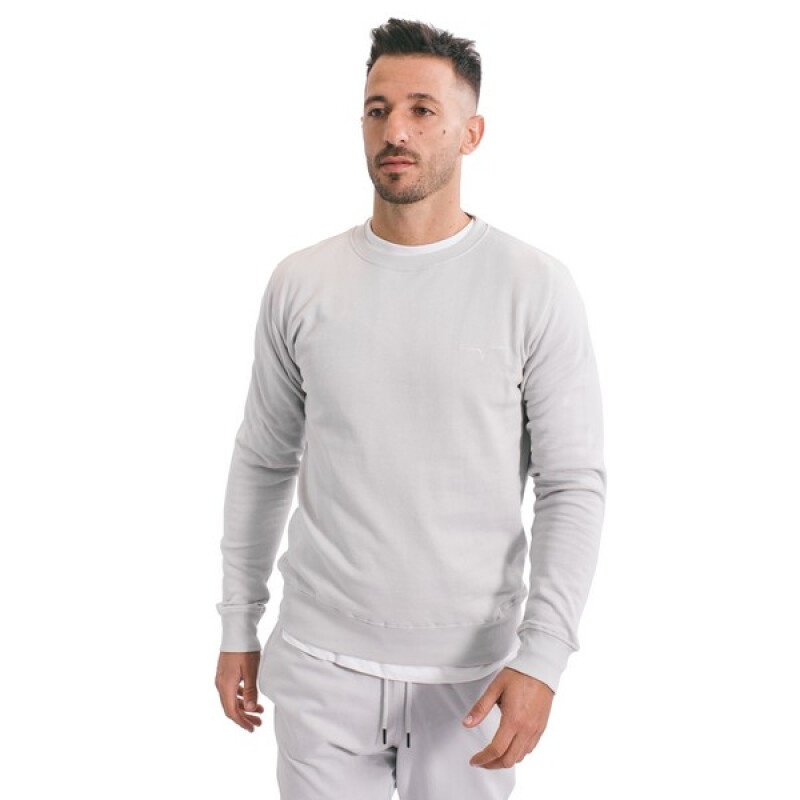 Buzo Muvem Sweater de Hombre - WMU21015 Gris Claro