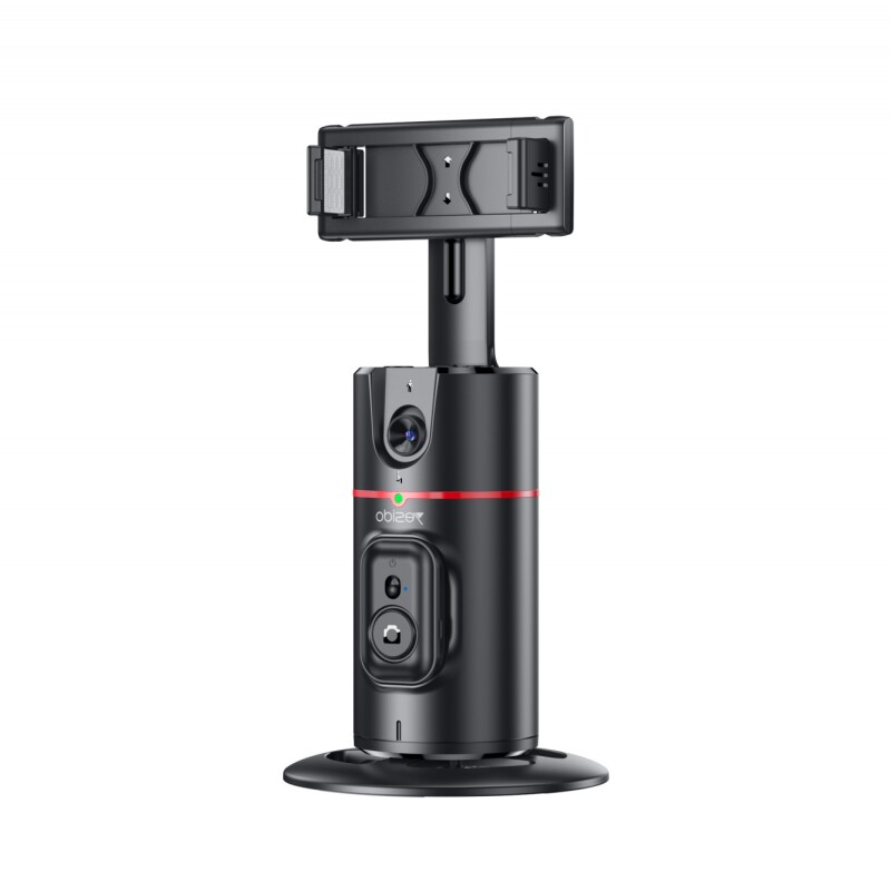 Soporte teléfono seguimiento Facial/Cuerpo IA automático 360° clip Sin Color