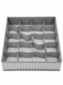 ORGANIZADOR DE ROPA INTERIOR 20 COMP. GRIS