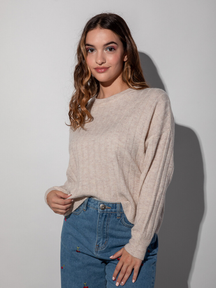 SWEATER VEGA Vainilla
