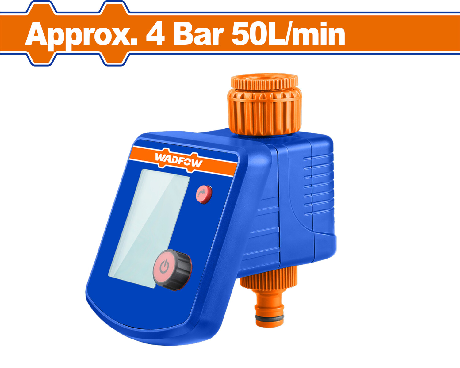TIMER DIGITAL PARA RIEGO 4BAR 50L/MIN WADFOW WQC5534 