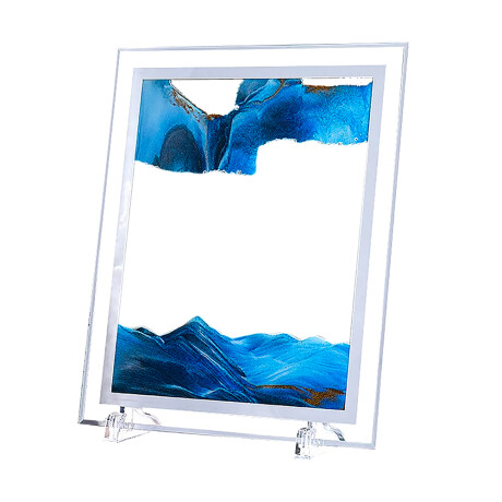 Cuadro De Arena Azul