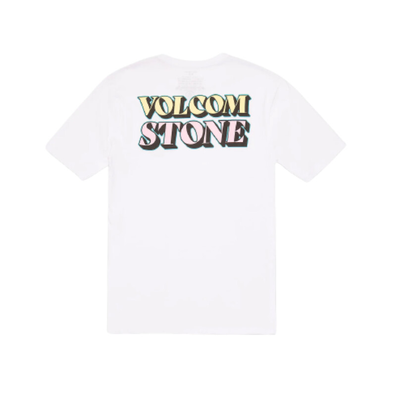 Remera MC Volcom Stript - Blanco Remera MC Volcom Stript - Blanco