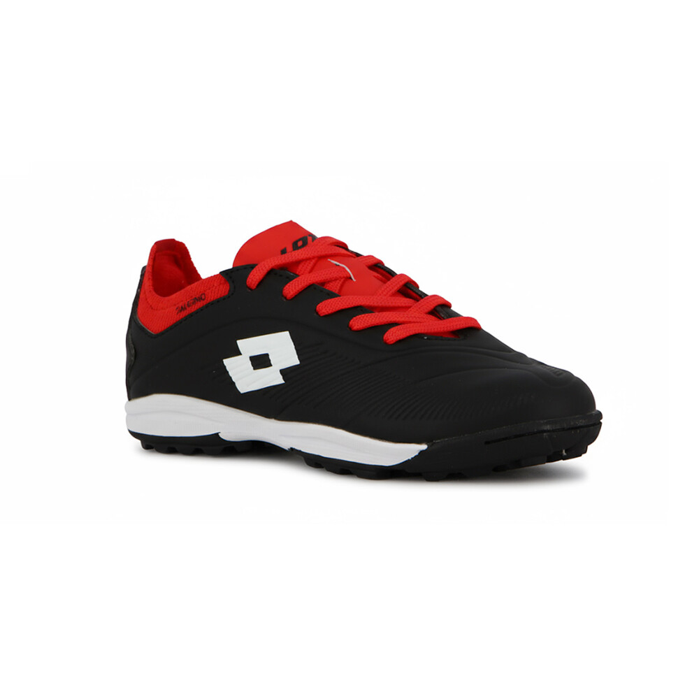 Lotto SALERNO Futbol 5 TF Niño - Negro/Blanco Negro-Blanco
