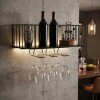 Soporte Para Copas Y Botellas De Pared Soporte Para Copas Y Botellas De Pared