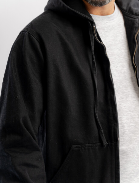 Campera jean con capucha Campera jean con capucha