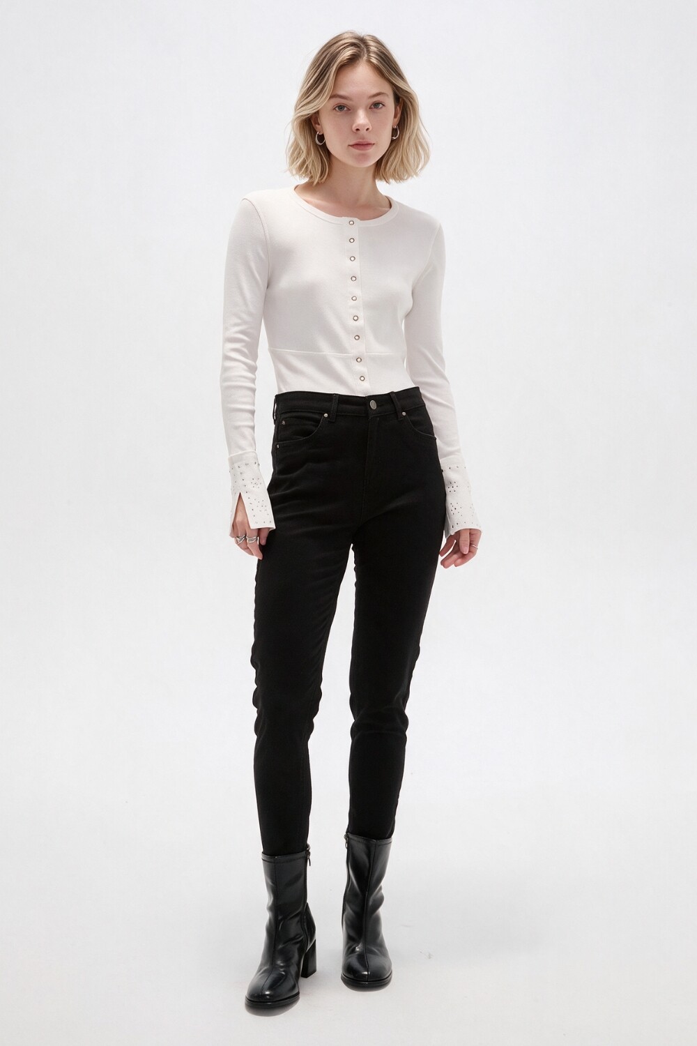 Pantalon Bardot Negro