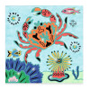 Dibujo para colorear brillantes Bajo el mar Djeco Dibujo para colorear brillantes Bajo el mar Djeco