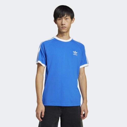 Remera Adidas Adicolor Classics 3 Rayas Azul