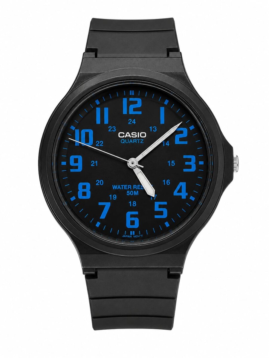 reloj casio correa resina análogo 