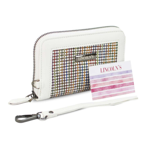 Billetera Lorenza Hilos Multicolor C/Arena