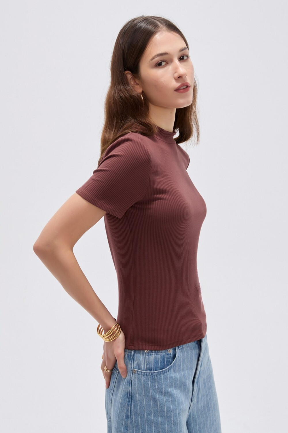 Remera Daly Marron