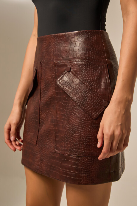 Falda Kirine Chocolate