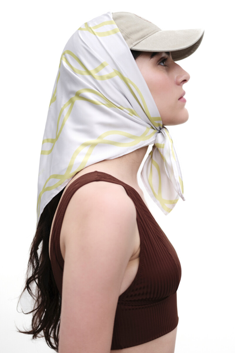 Pañuelo Seda - Verde Lima