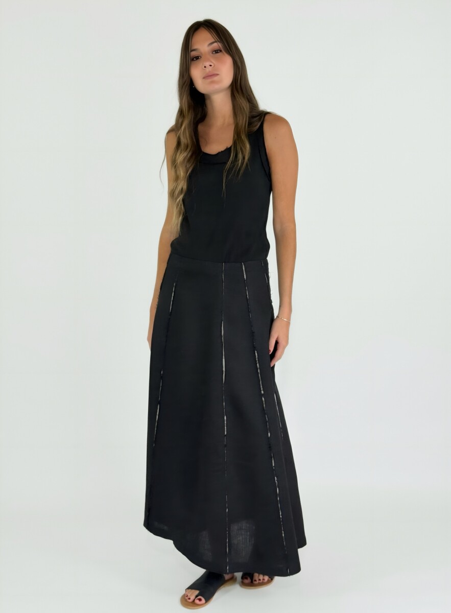 POLLERA LEANDRA - NEGRO 