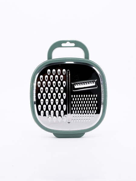RALLADOR CON DISPENSADOR VERDE