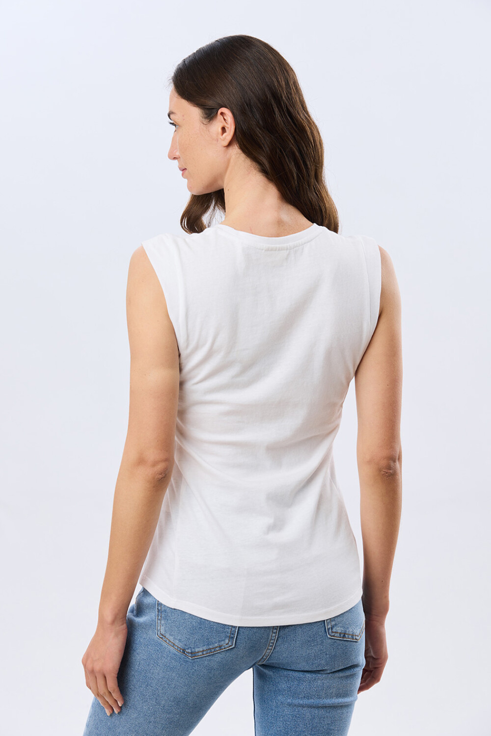 REMERA LISA DE ALGODÓN Blanco