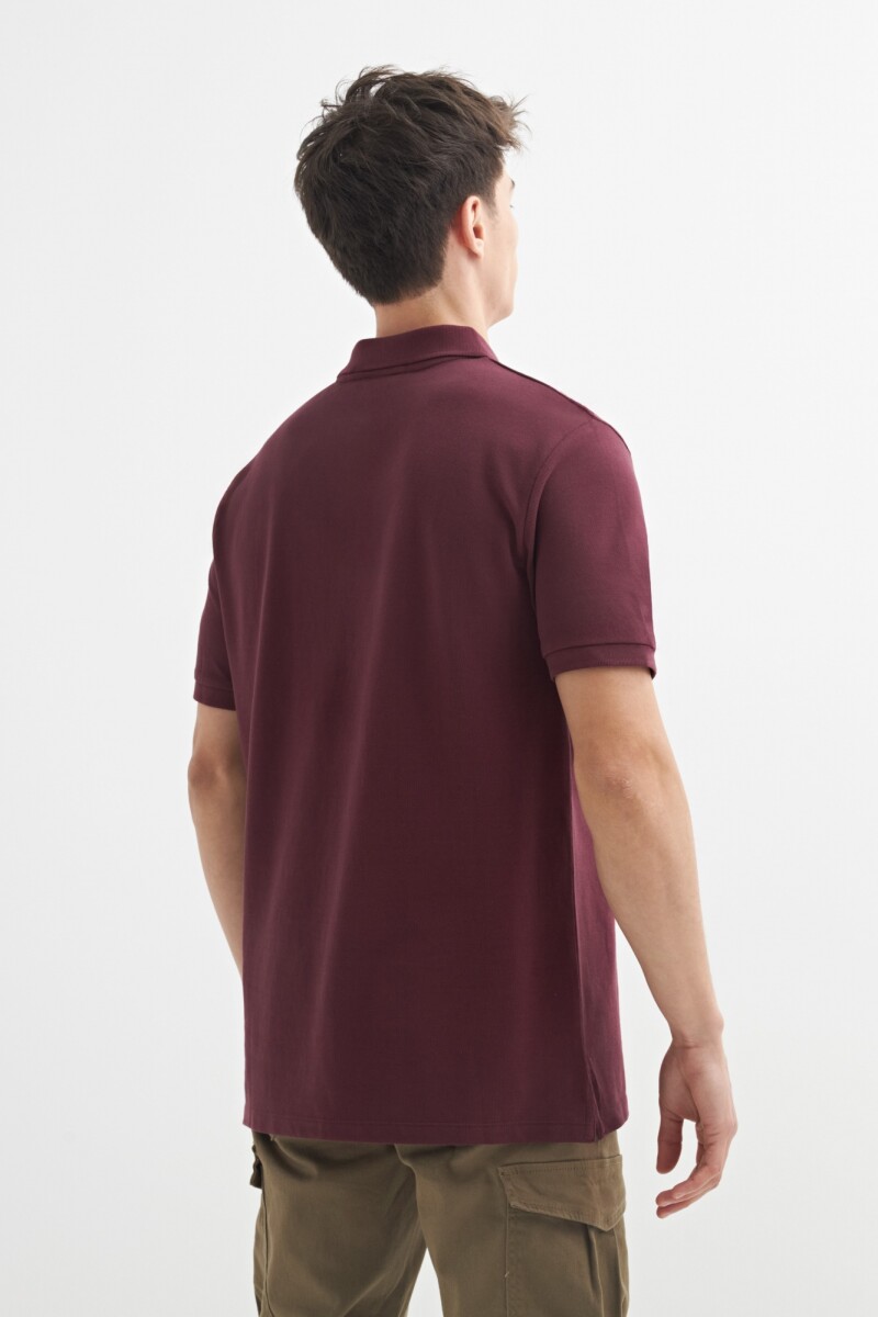 Remera Polo BORDO