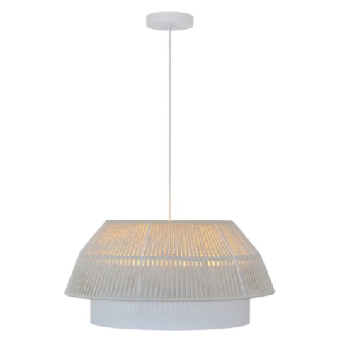 COLGANTE GAIA 50CM BLANCO MACRAME COLGANTE GAIA 50CM BLANCO MACRAME