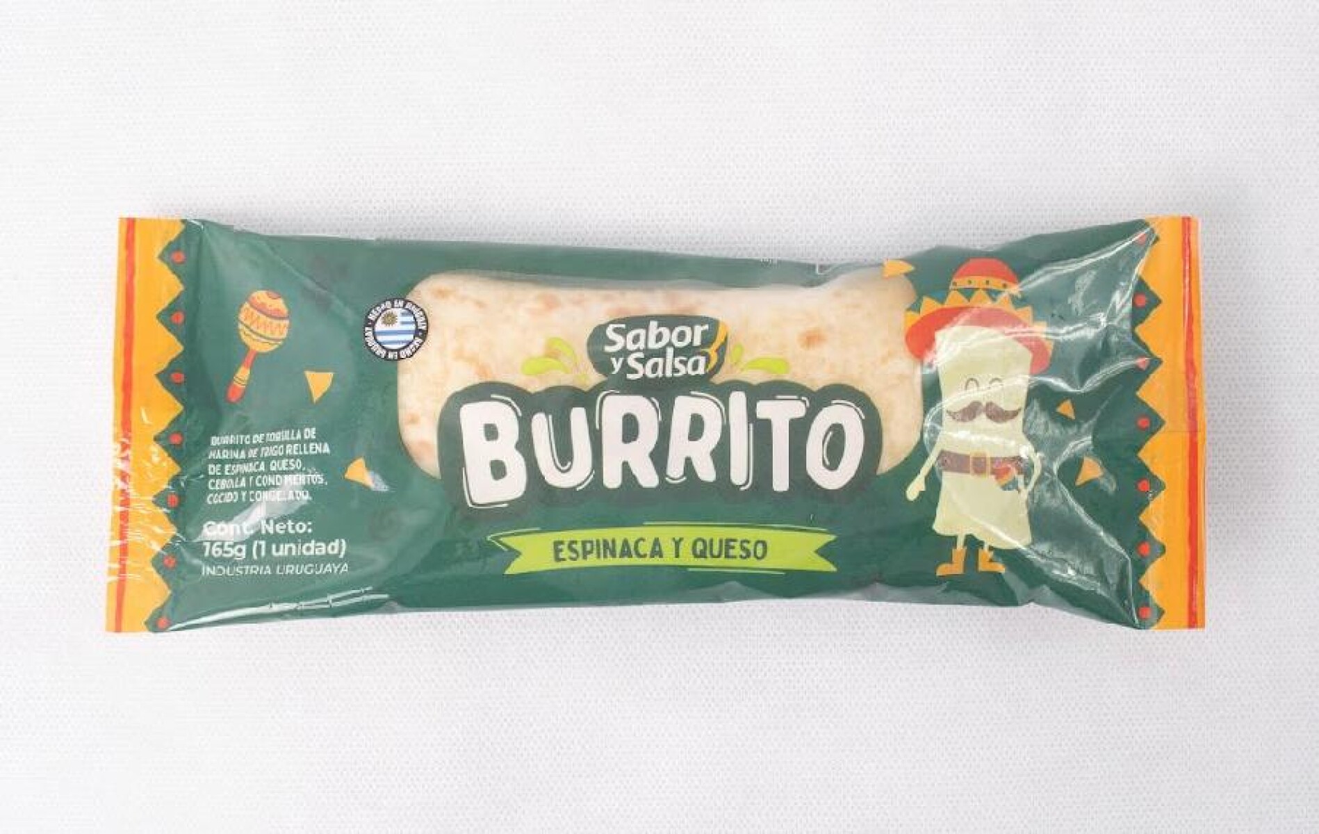 BURRITOS DE ESPINACA Y QUESO X1 