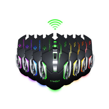 MOUSE GAMER INALAMBRICO TWOLF Q13 NEGRO MOUSE GAMER INALAMBRICO TWOLF Q13 NEGRO