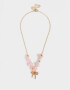 Collares Infantiles Con perlas Collar Infantil Moño Y Perlas - Dorado