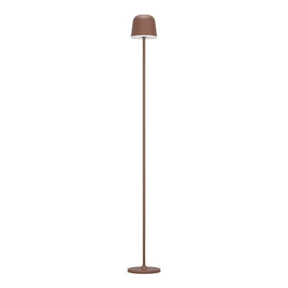 Lámpara de pie LED inalámbrica 1400mm gris IP54 EG1080