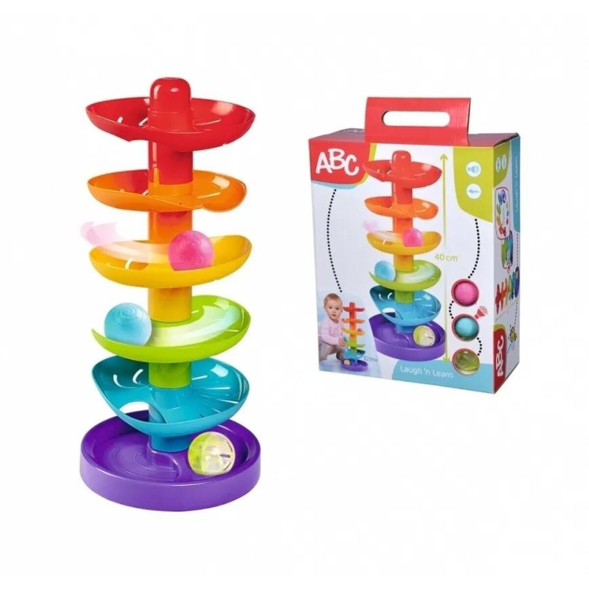 Torre Espiral Arcoiris Abc Simba 