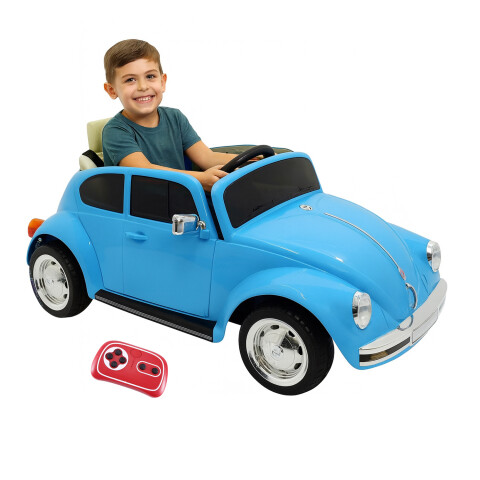 Auto Eléctrico Fusca Escarabajo A Batería Bje1818 CELESTE