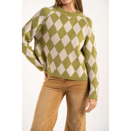 Sweater Rombos Oliva
