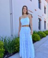Pollera Broderie blanco