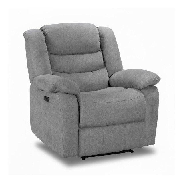 SOFÁ SILLON RECLINABLE POLTRONA DE 1 CUERPO GRIS
