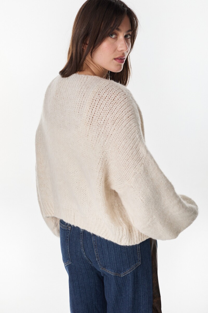 Cardigan Lina Crudo