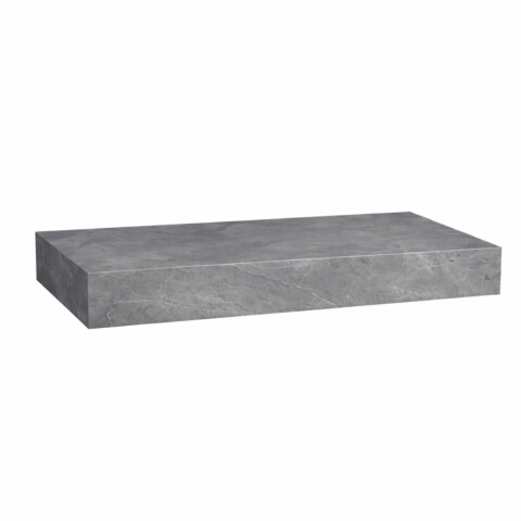 Mueble de baño suspendido en porcelanato Peri Gris Pulido 80 cm sin bacha Mueble De Baño Suspendido En Porcelanato Peri Gris Pulido 80 Cm Sin Bacha