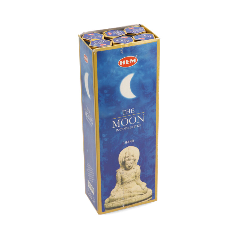 INCIENSO HEM CAJA HEXAGONAL X6 Luna