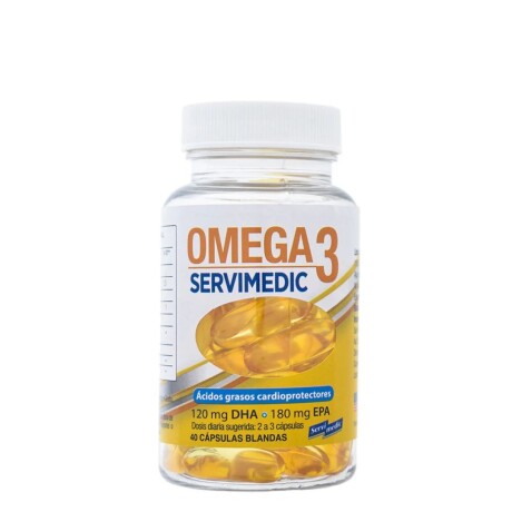 ¡OFERTA IMPERDIBLE! Omega 3 x 40 Cáps Servimedic ¡OFERTA IMPERDIBLE! Omega 3 x 40 Cáps Servimedic
