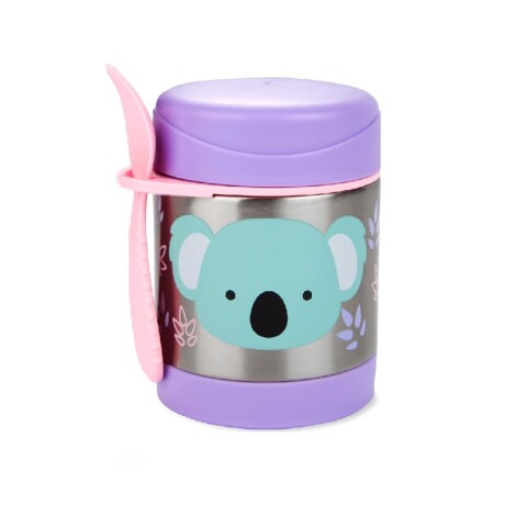 Tupper Skip Hop de Acero Inoxidable con Cuchara KOALA