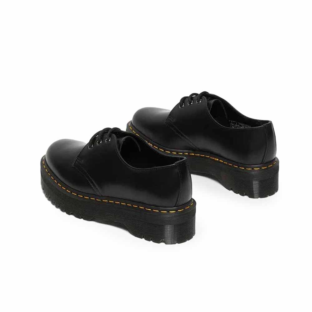 Zapatos Dr. Martens 1461 Quad Unisex Black Polished Smooth
