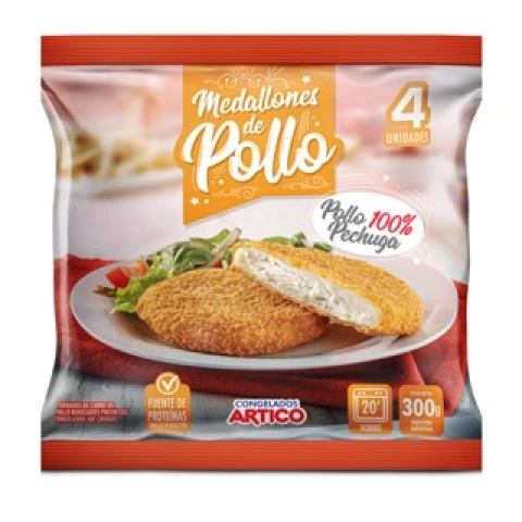 Medallones de Pollo Artico 300Grs Medallones de Pollo Artico 300Grs
