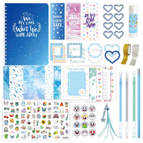 Set De Papelería Infantil Love Colors Rosa