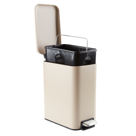 Papelera Pedal Ullatti 5L Cierre Suave Beige