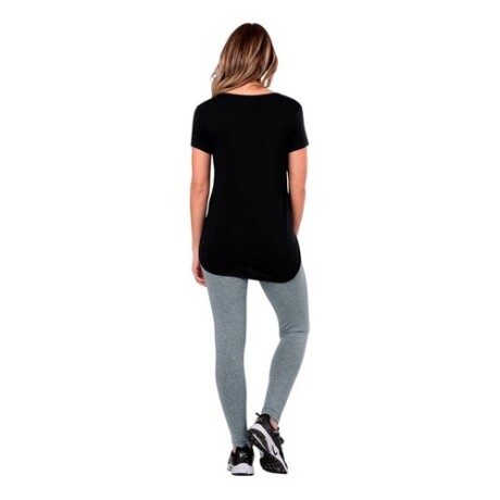 Remera deportiva para dama Graphene manga corta Negra Remera deportiva para dama Graphene manga corta Negra