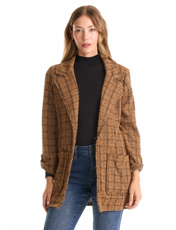 Chaqueta Tweed TOSTADO/MULTI