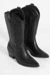 Botas tejana negro