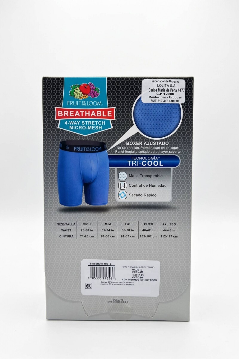 Pack x2 Boxer brief breathable 2.0 - caballero MULTICOLOR