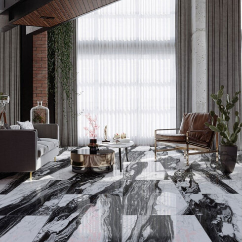 Porcelanato Rectificado Full Lappato 60X120Cm Piso BLANCO