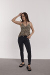 BLUSA BRUNELLA ANIMAL PRINT BEIGE