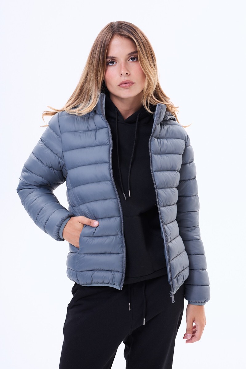 Campera Boca Gris