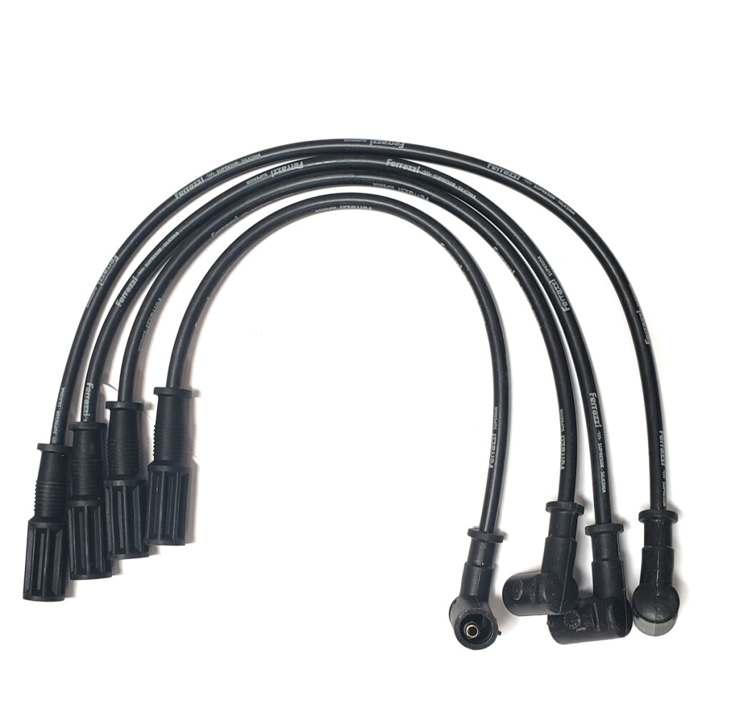 CABLE BUJIA RENAULT TWINGO EXPRESS 1.2 8V D7F /99 BOBINA SECA 4 CABLES FERRAZZI