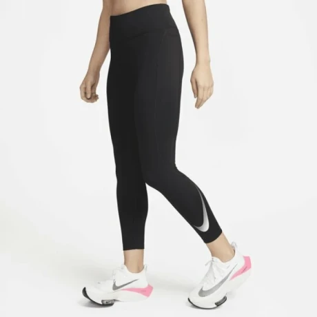 Calza Nike Running Dama Df Fst Sw Hbr MR 7/8 Tght Black S/C